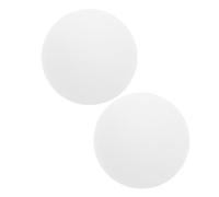 Yardenfun 2pcs Frosted White Glass Globe Lamp Shade Screw Base Replacement Covers for Pendant and Wall Lighting Fixtures Glare Reducing Milky Spherical Lampshades for Bedroom and Study Decor