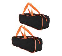 Yardenfun 2Pcs Heavy Duty Barbecue Tool Bag Outdoor Picnic Utensil Container for Camping Stylish and Portable Bbq Storage for Organizing Grill Accessories