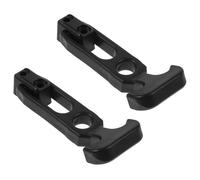 Yardenfun 2pcs Heavy Duty Rubber T-Handle Latches Flexible Draw Catch with Elastic Vibration Reduction for Car Hood and Medical Equipment Rubber Hasps for Secure Hold-Down