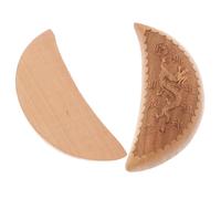 Yardenfun 2Pcs Holy Cups Divination Chalices with Double Dragon Crescent Design Lightweight Taoist Altar Supplies for Worship Cosplay Home and Office Decoration