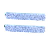 Yardenfun 2pcs Microfiber Squeegee Cleaning Sleeves Washable Window Scrubber Refill for Glass Cleaner Tools High Water Absorption Fit No Residue Left Behind