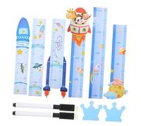 Yardenfun 2pcs Movable Growth Chart Rulers for Boys and Girls Cute Animal Design Height Measurement for Nursery Bedroom Decor Erasable Wall Rulers Accurate Scale for Spaces