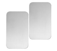 Yardenfun 2pcs Pet Summer Cooling Pad for Small Pets and Rabbits Aluminium Cooling Board with Safe and Easy to Clean Surface and Outdoor Summer Use