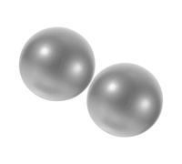 Yardenfun 2pcs Professional Core Yoga Ball for Home Workout Exercise Balance Training Posture Improvement Muscle Sculpting Reusable PVC Pilates Fitness Accessory for All Ages