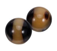 Yardenfun 2pcs Resin Baoding Hand Training Balls for Wrist Strengthening and Sensory Exercise Compact Portable Fitness Balls for Hand Grip Massage and Muscle Ergonomic Design for Stress