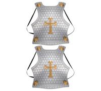 Yardenfun 2pcs Roman Armour Authentic Retro Wearable Costume for Boys for Cosplay Role Play Halloween Parties and Historical Events