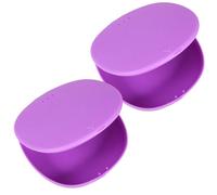 Yardenfun 2Pcs Silicone Storage Case Portable Reusable Period Holder Box with Protective Sleeve Travel Organizer for Women