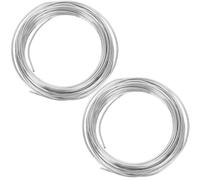 Yardenfun 2pcs Skeleton Making Wire Metal Wire Silver for Military Models and Blue Melon Cars Handmade Sculpture and Craft Time