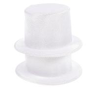 Yardenfun 2pcs Snowman Hats for Crafts Small Top Hats for Doll Accessories and Seasonal Party Decorations Cloth Material Adornments for DIY Crafting