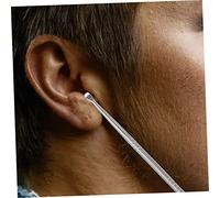 Yardenfun 2pcs Stainless Steel Ear Acupoint Probe Pens Slip Thread Massage Tools for Auricular Acupuncture Point Detection Lead Environmental Friendly Suitable for Men and Women