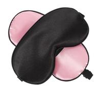 Yardenfun 2pcs Teens Sleeping Eye Masks Breathable Double Sided Light Blocking Sleep Mask for Travel Indoor Office and Camping Soft Pink Black for Comfortable Rest
