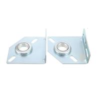 Yardenfun 2pcs Universal Garage Door Center Bearing Bracket with Galvanized Steel Construction and Deformation-Resistant Design for DIY Garage Door Repair and Torsion Spring Support