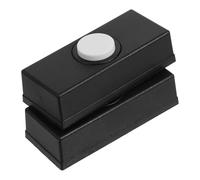 Yardenfun 2pcs Vintage Retro Silicone Waterproof Doorbell Push Button Switch for Home Garage Door Wall Mounted Door Bell Components