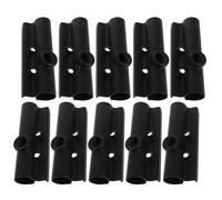Yardenfun 2pcs Wheelchair Tube Cover Accessory Plastic Connector Shell for Wheelchair Legs Frame Hole Cover for Screw Hole Replacement Fits Metal Leg Tubes for Home and Outdoor Mobility Use