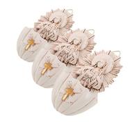 Yardenfun 3 Pcs Resin Mary Holy Water Font Wall Hanging Religious Decor for Home Entrance Sacred Heart of Mary Catholic Font Symbol of Purity and Blessing for Families and Home Chapels