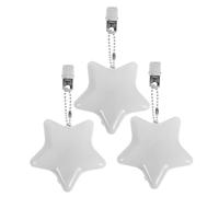 Yardenfun 3 pcs Touch Sensor Purse Lights LED Handbag Night Lights for Women Compact Five Pointed Star Shape for Easy Item Finding Christmas and Valentines Day