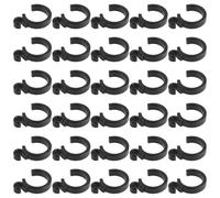 Yardenfun 30pcs Brake Cable Clips for Rollator - Brake Line Retainer Clamps - Wheelchair Parts Replacements - Secure 25mm Tube for Mobility Aid Repair Work