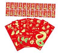 Yardenfun 36pcs Chinese Red Envelopes Lunar Year Lucky Money Packets with Gold Foil Embellishments Traditional Hong Bao Red Packets for Cash Gifts Spring Festival Decorations
