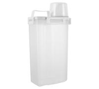 Yardenfun 3l Laundry Dispenser Laundry Soap Box Leakproof Sleek Plastic Container with Spout and Lid Storage