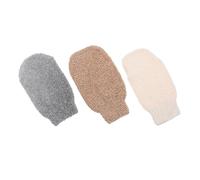 Yardenfun 3Pcs Beach Sand Remover Gloves Sand Wipe Off Mitts for Outdoor Activities Camping Vacation Removal Mitts Family Beach Essentials