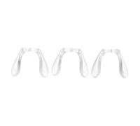 Yardenfun 3pcs Glasses Nose Bridge Pads U-Shaped Soft Silicone Screw-in Eyeglass Nose Replacement for Comfortable Fit and Reduced Nasal Strain Eyewear Accessories