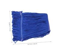 Yardenfun 3pcs Heavy Duty Commercial Cotton Mop Head Replacement Loop-end String Cleaning Refill for Wet Floor Cleaning Compatible with Clamp and Sideloading Handles for Home and Industrial