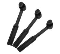 Yardenfun 3pcs Record Album Cleaning Brush Turntable Stylus Cleaner Anti-Static Stylus Brush Player Needle Cleaner For Record Turntable Needles Cleaning Black