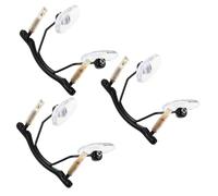 Yardenfun 3PCS Rimless Glasses Nose Bridge Pads Frameless Nose Bridge Support with Single Hole Connector Lightweight Eyewear Repair Accessories for Comfortable Glasses Fit