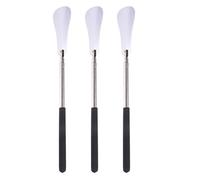 Yardenfun 3pcs Telescopic Stainless Steel Shoehorn Ergonomic Shoe Helper for Elderly Portable and Lightweight for Home Office and Travel