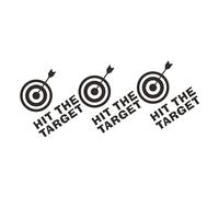 Yardenfun 3pcs Toilet Target Stickers for Boys Toilet Training Removable Decorative Pee Aim Decals Prompt Sign Decal for Smooth Surfaces Easy Clean Bathroom Wall and Potty Seat Sticker