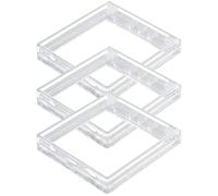 Yardenfun 3pcs Waterproof Wall Socket Protector Cover, Ultra-Thin Switch Box for Bathroom and Kitchen, Adhesive 86-Type Splash-Proof Electrical Outlet Shell