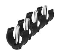 Yardenfun 4 Pcs Latch Clamp Adjustable Walking Stick Accessories for Easy Attachment Compatible with Various Walking Effortless Installation Durable Buckle Clips