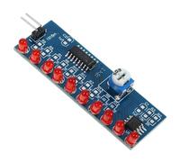 Yardenfun 4 Sets DIY Soldering Practice Kit for Electronic Water Flowing Light with LED Modules Unassembled Circuit Boards for Learning and