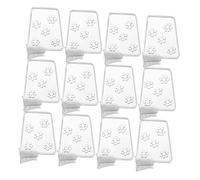 Yardenfun 40pcs Plastic Refrigerator Divider Freezer Shelf Clip for Shelves Adjustable Separator for Fridge Door Organizer Expandable Fridge Divider for Pantry Storage