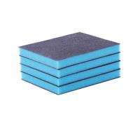 Yardenfun 4pcs Blue Emery Cleaning Sponges for Kitchen Use, Nano Abrasive Sponge Wipes for Pots and Range Hoods, Returns to Original Shape and Does Not Damage Surfaces