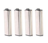 Yardenfun 4pcs Cabinet Push Latch Hidden Door Catch for Cupboards Wardrobes Open Hardware for Kitchen Rv Furniture Closure