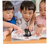 Yardenfun 4pcs Human Evolution Figurines Detailed Simulation Educational Primitive Man Models for Play and Teaching Cognitive Development