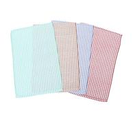 Yardenfun 4pcs Kitchen Dishcloths Cotton Water Absorbing Towels Multi Functional Washing Up Rags Lightweight Kitchen Cleaning Cloths for Household Use