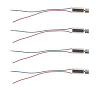 Yardenfun 4pcs Mini Dc Coreless Vibration Motors for Electronic Equipment Repair and Home Facial Beauty Devices, Metal Small Electric Motors with High Frequency Cleaning and Enhanced