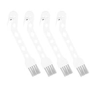 Yardenfun 4pcs Robot Vacuum Cleaning Brushes for Narrow Crevices, Small Vacuum Cleaner Brush Tool Set for Home Robot Dust and Pet Hair Removal