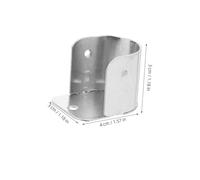 Yardenfun 4PCS Stainless Steel Closet Rod Brackets Heavy Duty Side Mount Rod Holders for Curtains Roman Poles Versatile Secure Support for Wardrobe Shower Curtain Installation