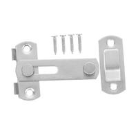 Yardenfun 4pcs Stainless Steel Flip Latch Gate Locks for Barn Fence Sliding French Doors Anti-Theft Slide Bolt Lock Easy Installation Door Fasteners for Enhanced Security and Privacy