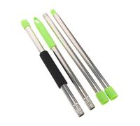 Yardenfun 4pcs Stainless Steel Telescopic Mop Handles with American Thread Replacement Poles Compatible with Various Mop and Broom Heads Adjustable Cleaning Stick