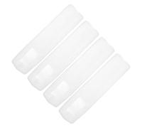 Yardenfun 4pcs Transparent Silicone Remote Cover Case for Air Conditioner Tv Controllers Anti-slip Lightweight Protective Sleeve with Full Button Access and Soft Material