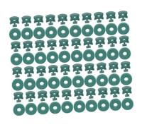 Yardenfun 50 Sets Greenhouse Netting Clips with Washers Plant Fixing Clamps for Greenhouse Insulation Netting Easy No-Tool Installation Secure Area Flower Basket Hanging