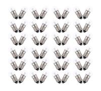 Yardenfun 50pcs 3.8v Mini E10 Screw Base Small Light Bulbs for Physics Science Kit and Electrical Experiment Nightlight Bulbs