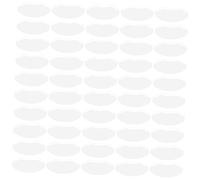 Yardenfun 50pcs Transparent Facial Shield for Haircut Hair Salon Use Lightweight Protective Face Visors with Adhesive Design Prevents Hair and Hairspray Contact Suitable for Adults