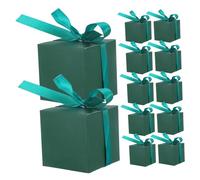 Yardenfun 50Pcs Wedding present Boxes Candy Boxes with Ribbon Present Packaging for Parties and Special Occasions for Candies and Treats Create Romantic Ambiance