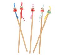 Yardenfun 5Pcs Bamboo Ear Wax Removal Tools Portable Ear Spoons Safe Comfortable Earwax Removers for Daily and Hygiene