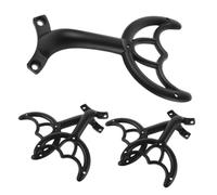 Yardenfun 5pcs Black Ceiling Fan Blade Arms Mounting Hardware Replacement Kit 165x110x50mm Fan Brackets for Balanced Performance and Supplies in Home Ceiling